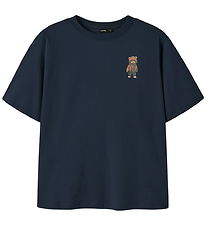 LMTD T-shirt - NlmFamse - Navy Blazer