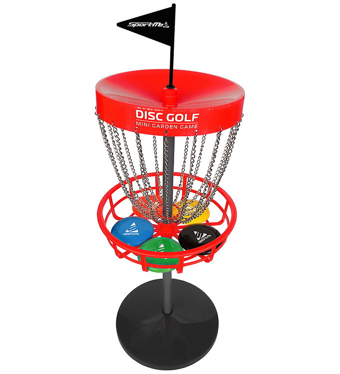 SportMe Havespil - 75 cm - Discgolf Med Kurv