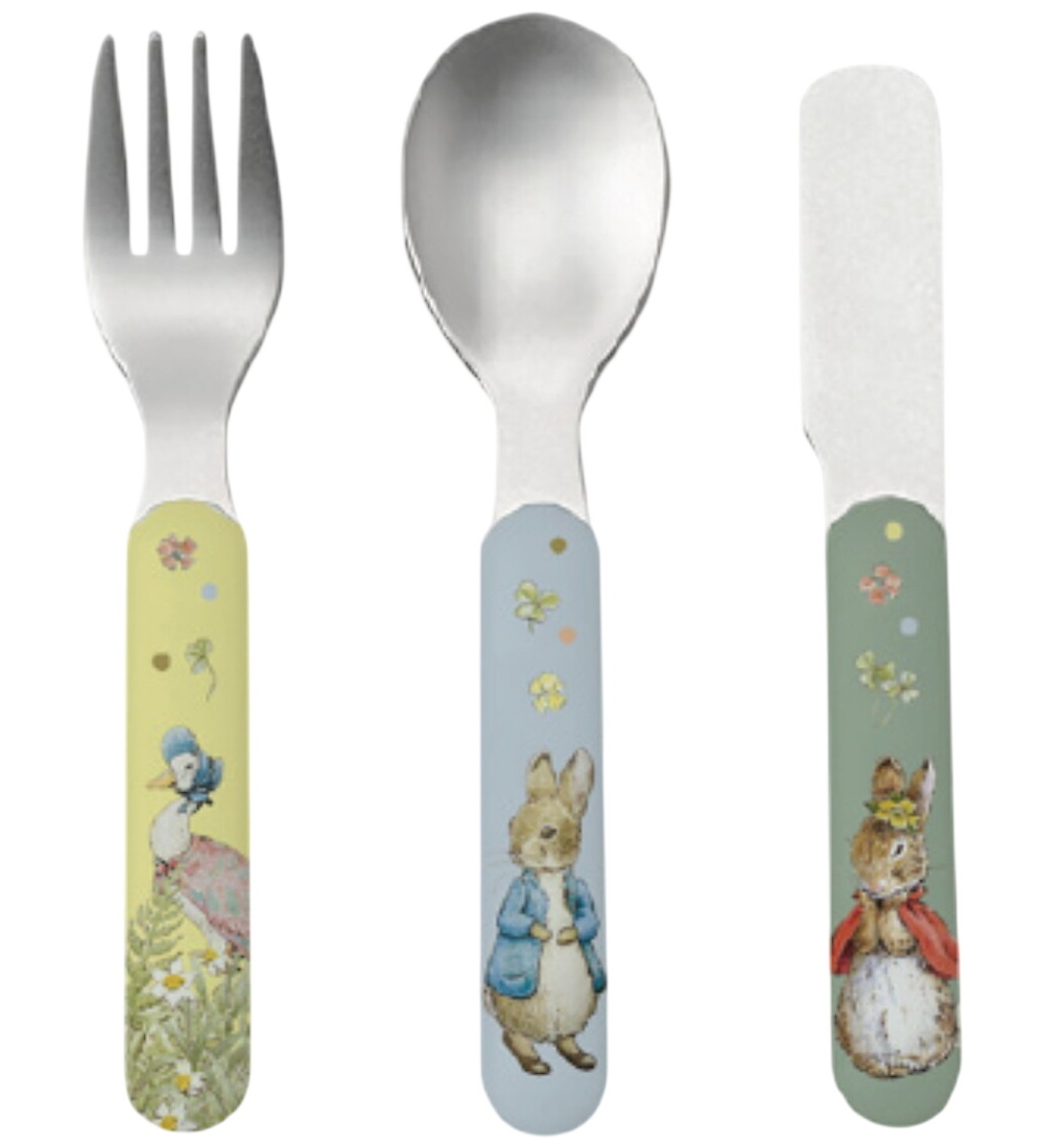 Petit Jour Paris Kinderbesteck - 3 Teile - Peter Kaninchen - Petit Jour Paris - One Size - Kinderbesteck
