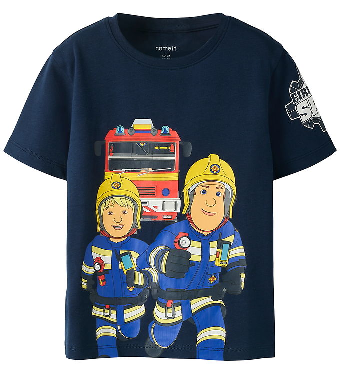 Name It T-shirt - NmmArson Fireman - Navy Blazer
