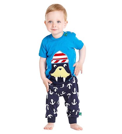 Freds World T-shirt - Light Blue w. Walrus Freds World T-shirt - Light Blue w. Walrus