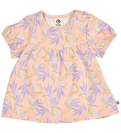 Müsli Sæt - Peony - T-shirt/Bukser - Peach/Bloom/Dream