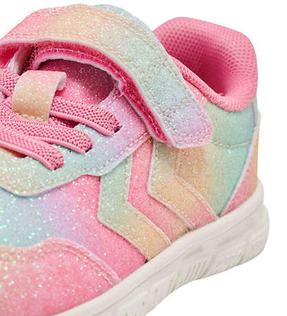 Hummel Sko - Crosslite Glitter Infant - Multi Colour Red/Yellow/