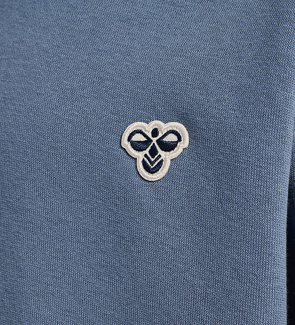Hummel Sweatshirt - HmlJR Loose Crewneck Bee - Flint Stone