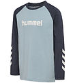 Hummel Bluse - HmlJr Logo - Dysty Blue