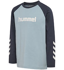 Hummel Bluse - HmlJr Logo - Dysty Blue