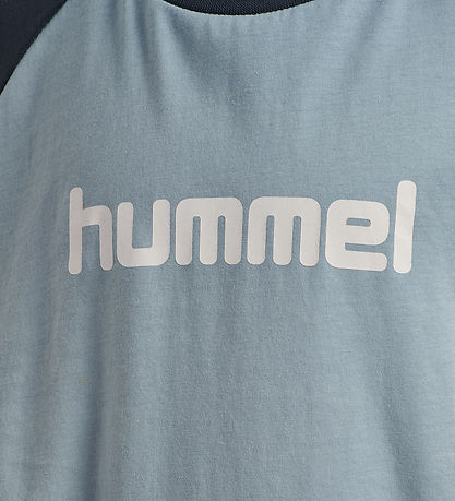 Hummel Bluse - HmlJr Logo - Dysty Blue