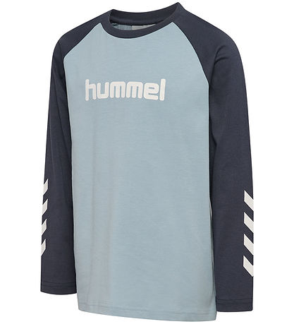 Hummel Bluse - HmlJr Logo - Dysty Blue