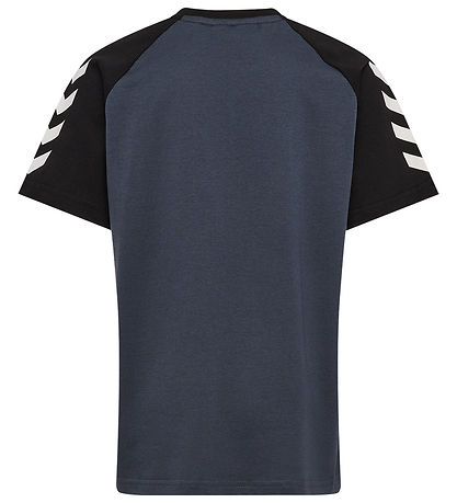 Hummel T-shirt - HmlJR Logo - Ombre Blue