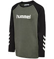 Hummel T-shirt - HmlJR Logo - Castor Gray