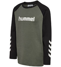 Hummel T-shirt - HmlJR Logo - Castor Gray