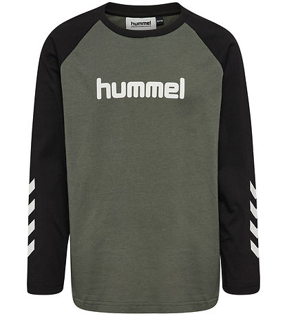 Hummel T-shirt - HmlJR Logo - Castor Gray