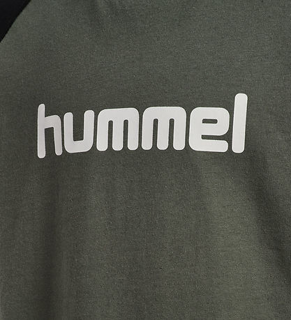 Hummel T-shirt - HmlJR Logo - Castor Gray