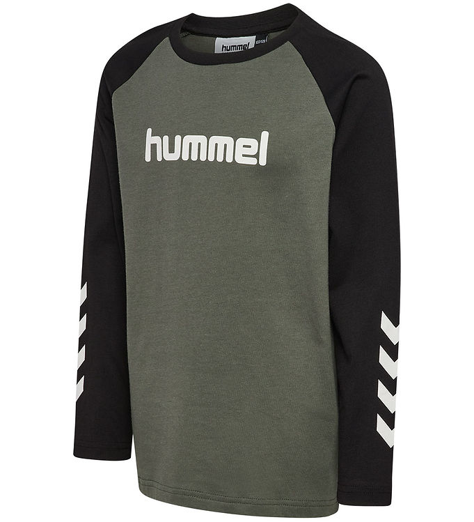 Hummel T-shirt - HmlJR Logo - Castor Gray