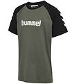 Hummel T-shirt - HmlJR Logo - Castor Gray