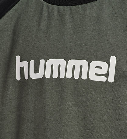 Hummel T-shirt - HmlJR Logo - Castor Gray