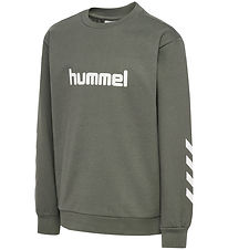 Hummel Sweatshirt - HmlJR Logo - Castor Gray