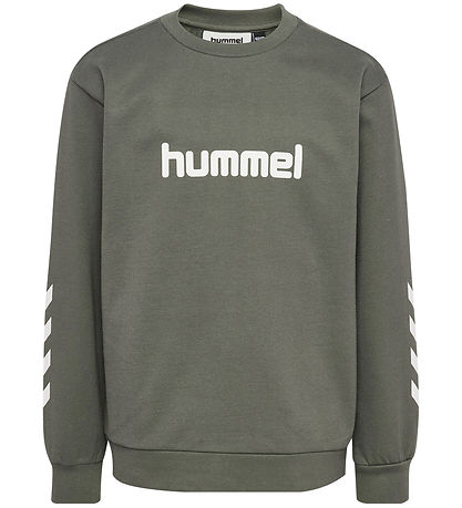 Hummel Sweatshirt - HmlJR Logo - Castor Gray
