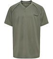 Hummel T-shirt - HmlJR Active - Castor Gray
