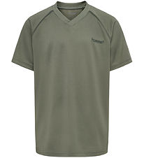 Hummel T-shirt - HmlJR Active - Castor Gray