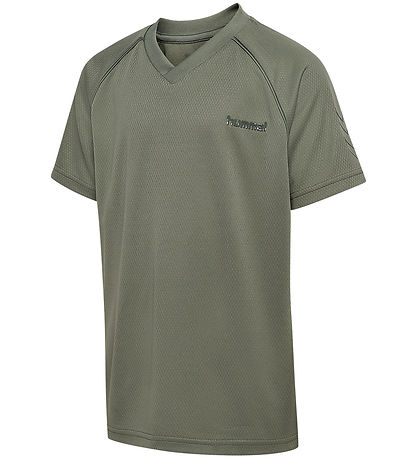 Hummel T-shirt - HmlJR Active - Castor Gray