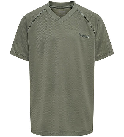 Hummel T-shirt - HmlJR Active - Castor Gray