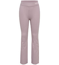 Hummel Leggings - HmlJR - High Rise Flared - Sea Fog