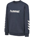 Hummel Sweatshirt - HmlJR Logo - Ombre Blue