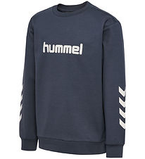 Hummel Sweatshirt - HmlJR Logo - Ombre Blue