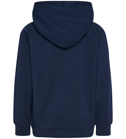 Hummel Hættetrøje - HmlJR Reg Tukas - Dress Blues/Flint Stone