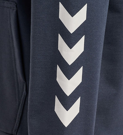 Hummel Hættetrøje - HmlJR - Ombre Blue