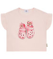 Hust and Claire T-shirt - Alma - Quartz m. Sandaler
