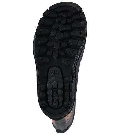 Viking Gummistøvler - Jolly Print - Black/Sun