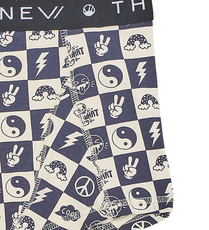 The New Boxershorts - 2-pak - TnThe New - Navy Blazer Funny Chec