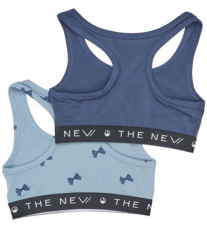 The New Top - 2-pak - TnThe New - Ashley Blue Bow AOP