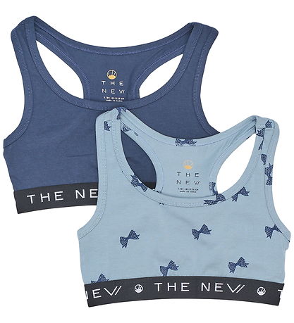 The New Top - 2-pak - TnThe New - Ashley Blue Bow AOP