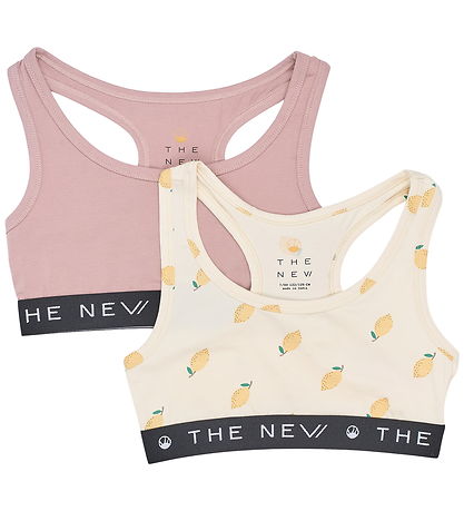 The New Top - 2-pak - TnThe New - White Swan Lemon AOP