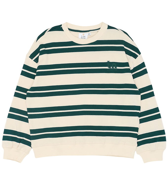The New Sweatshirt - TnRob - Deep Teal Striped