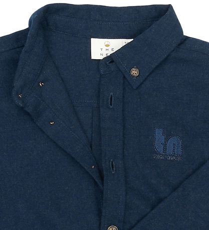 The New Skjorte - TnRick - Navy Blazer Melange