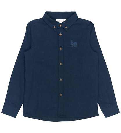 The New Skjorte - TnRick - Navy Blazer Melange