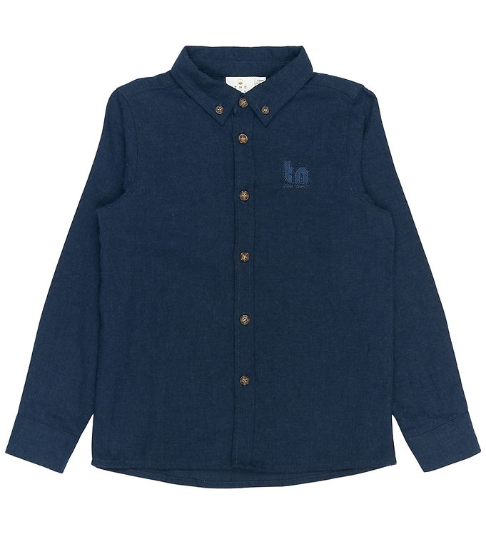 The New Skjorte - TnRick - Navy Blazer Melange