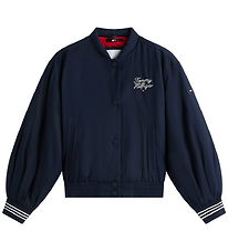 Tommy Hilfiger Overgangsjakke - Bomber - Dark Night Navy Blue