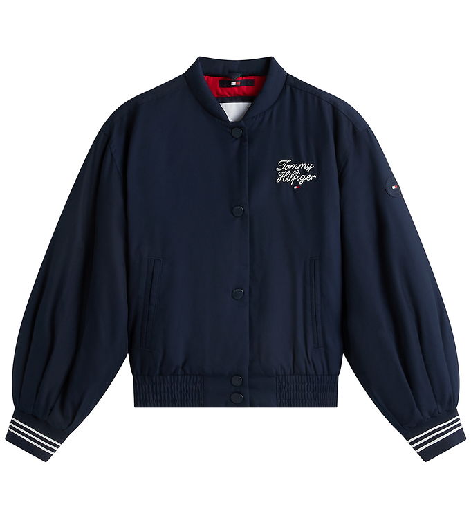 Tommy Hilfiger Overgangsjakke - Bomber - Dark Night Navy Blue