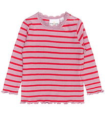 The New Bluse - Rib - TnsBrie - Mauve Shadows Striped