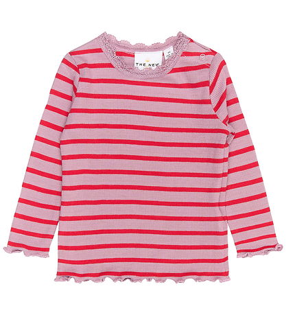 The New Bluse - Rib - TnsBrie - Mauve Shadows Striped