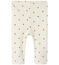 Lil Atelier Leggings - NbnGago - Turtledove/Apple