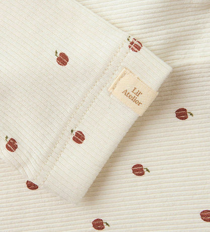 Lil Atelier Leggings - NbnGago - Turtledove/Apple