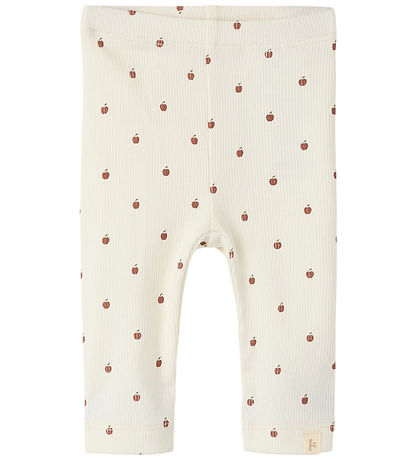 Lil Atelier Leggings - NbnGago - Turtledove/Apple