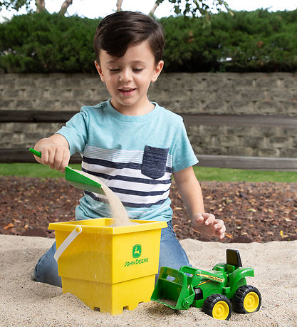 John Deere Sandlegetøj - 3 Dele - Grøn/Gul