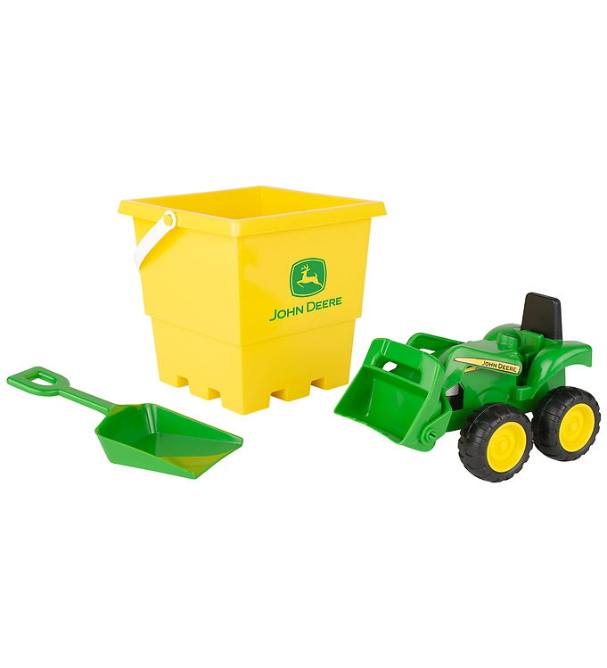 John Deere Sandlegetøj - 3 Dele - Grøn/Gul